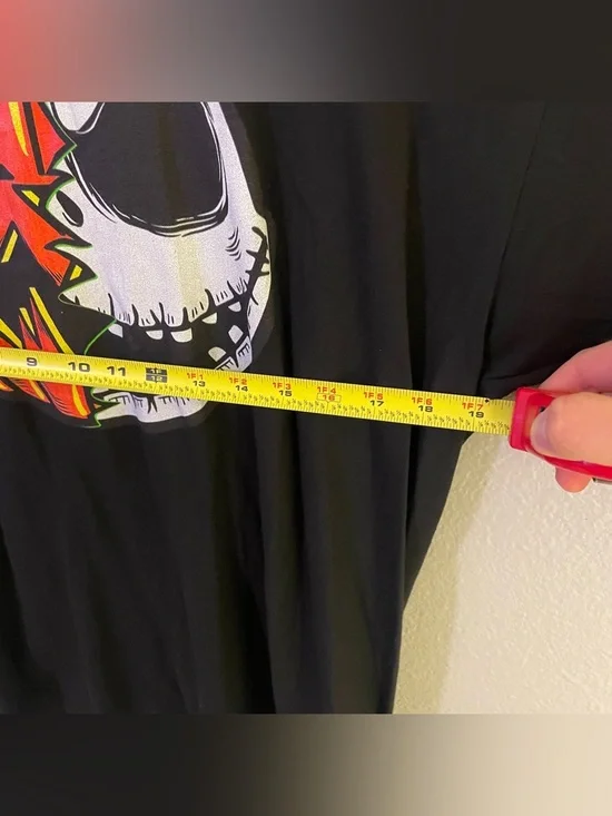 Disney Jack Skellington Pumpkin Face T-Shirt Black XL Halloween Nightmare Before - Picture 5 of 10